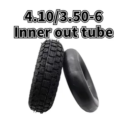 Elderly mobility scooter tire 4.10/3.50-6 thickened inner tube outer tube electric vehicle 13 inch butyl rubber inner tube