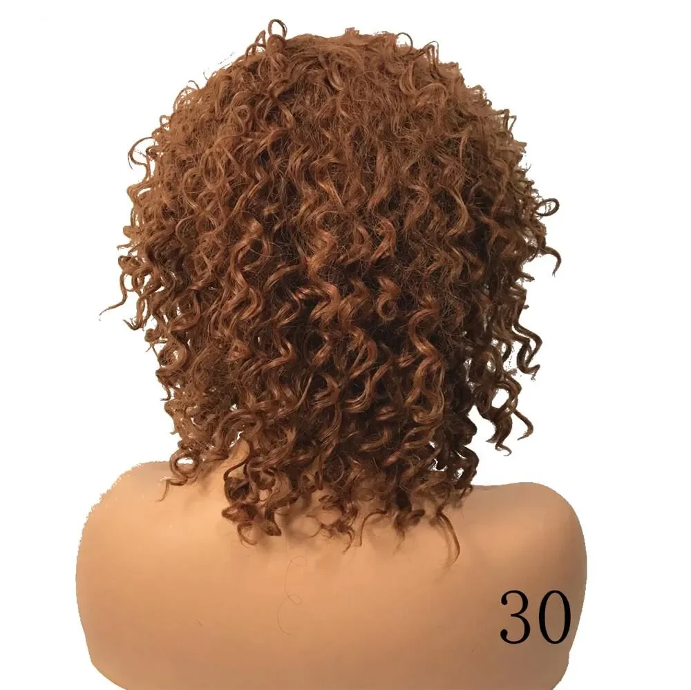 Perucas frontais de onda profunda de cabelo frontal de renda brasileira onda de água hd perucas sintéticas de renda para mulheres kinky encaracolado