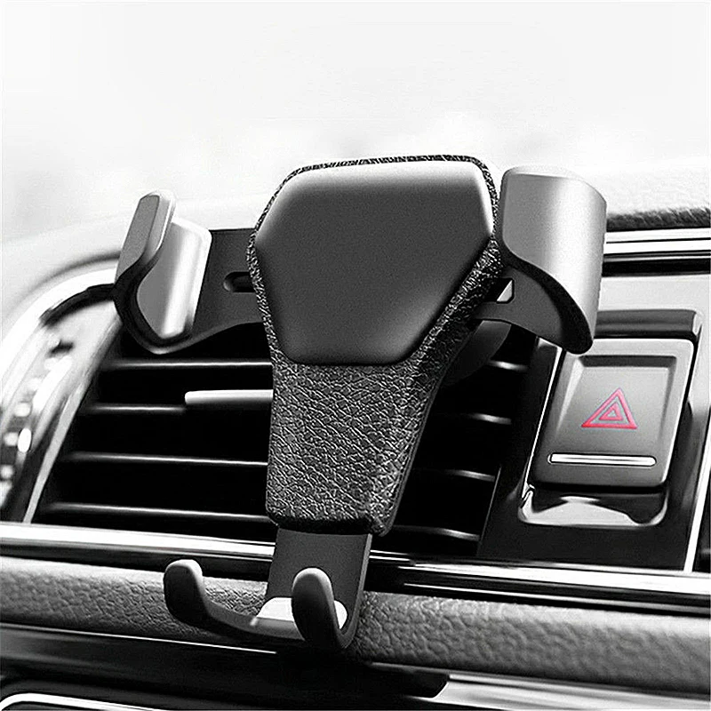 Soporte de teléfono para coche con clip de sujeción sin imán para rejilla de ventilación, soporte GPS para teléfono móvil