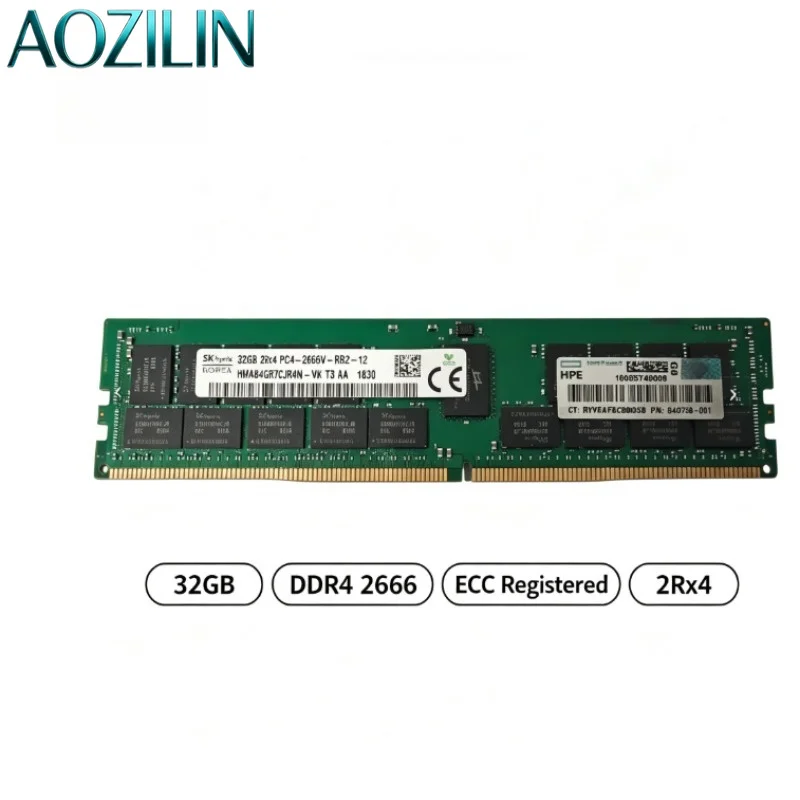 AOZILIN TT for  850881 -001 840758 -091 32GB 2666V G10smart Memory 815100 -B21