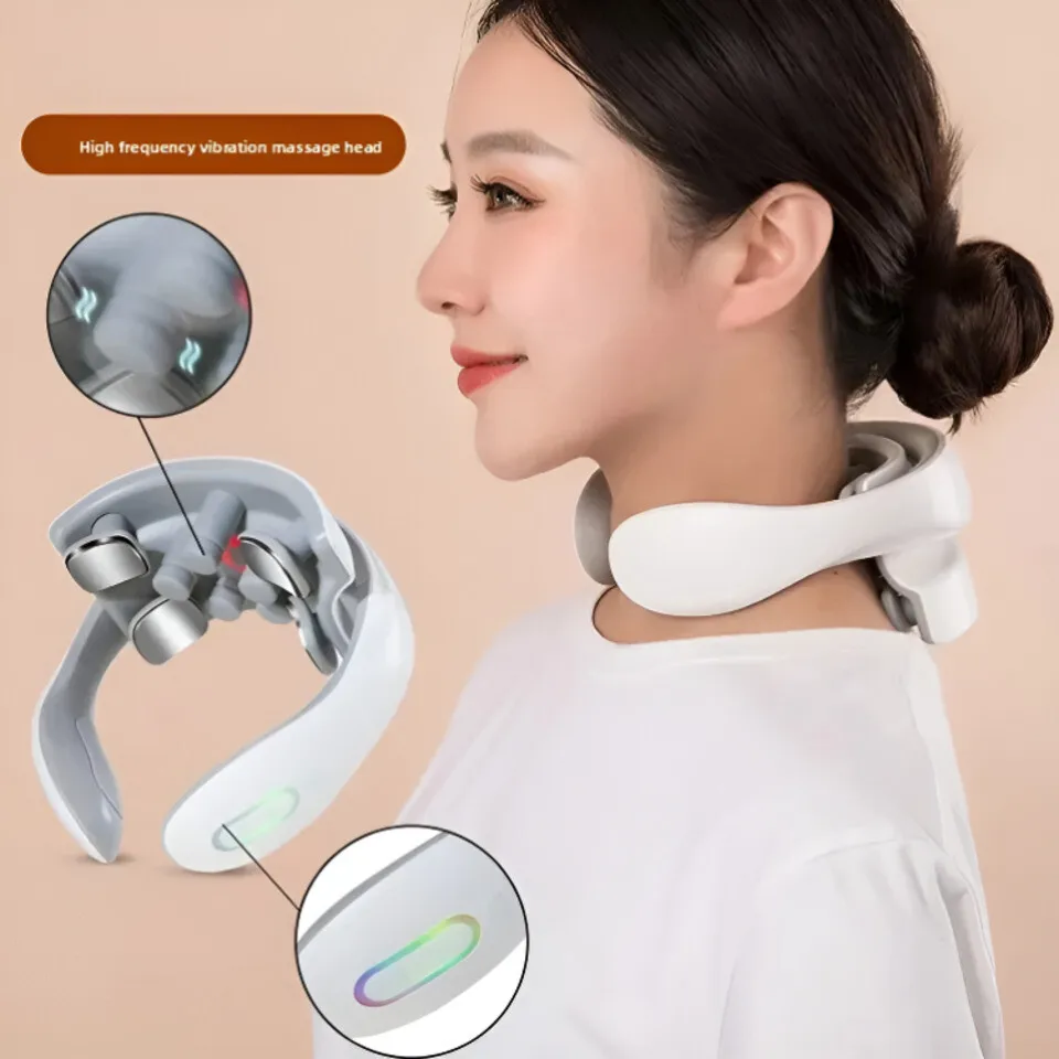 

Portable Smart Intelligent Neck Massager Cervical Spine Heating Pad Multi-functional Back Neck Therapy Device Health Care Beauty