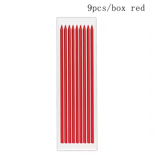 6Colors 2.8mm Metal Solid Carpenter Mechanical Pencil with Sharpener 2B Lead Core Deep Hole Construction Marking Scriber Tool - Image 13