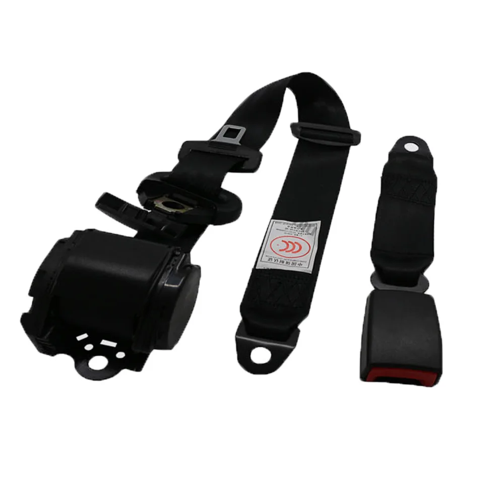 Security Retractable Accessories Adjustable 3 Point Lap Belt Car Safety Seat