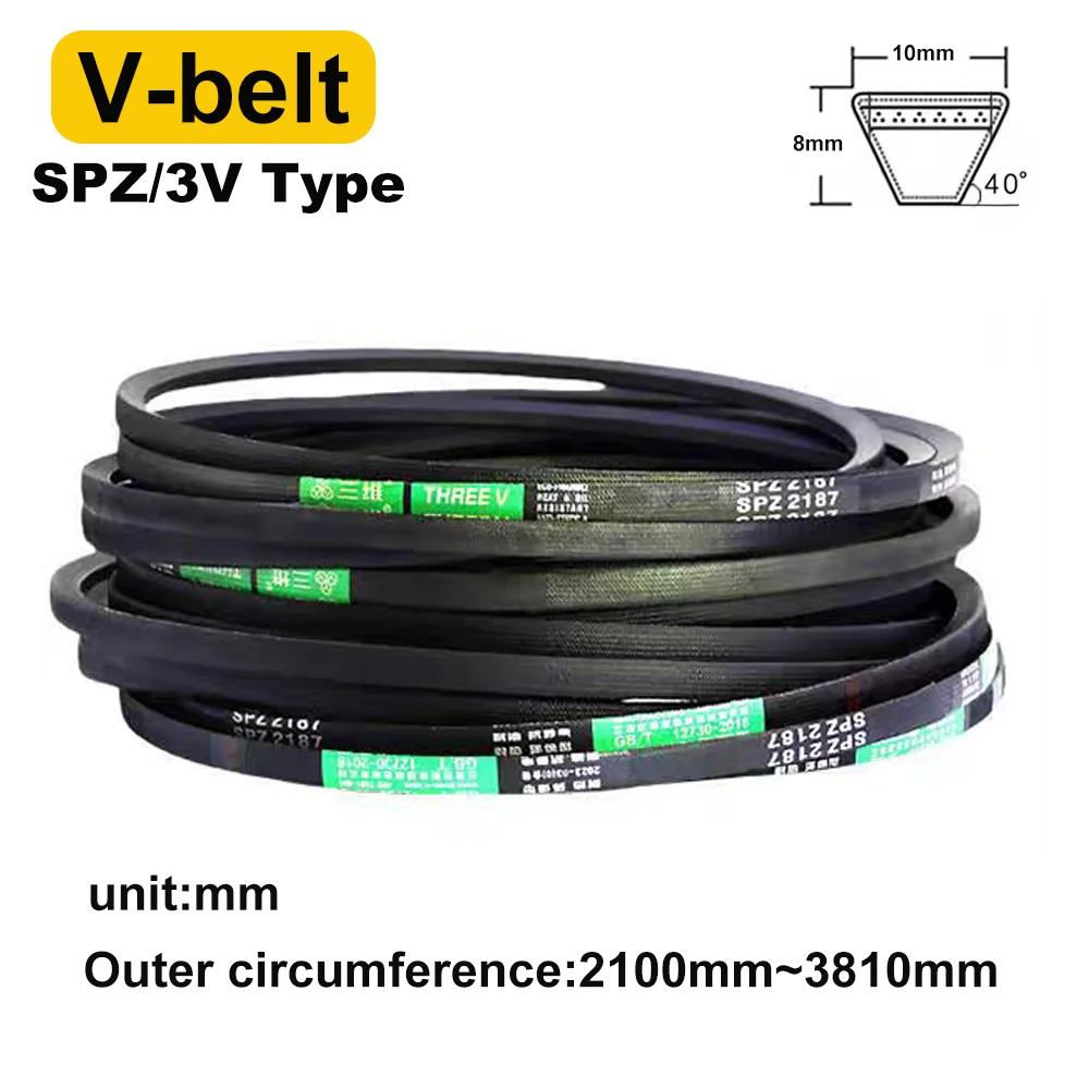 

SPZ2100-3810 мм Тип SPZ 3 В Приводной V-образный ремень Резиновые конвейерные ленты Узкий транспортировочный ремень