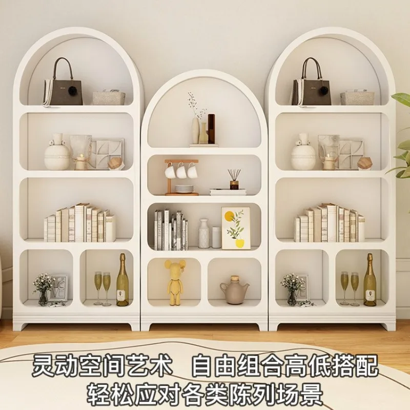 Art Design Estante arqueada Armário de armazenamento Sala de estar moderna