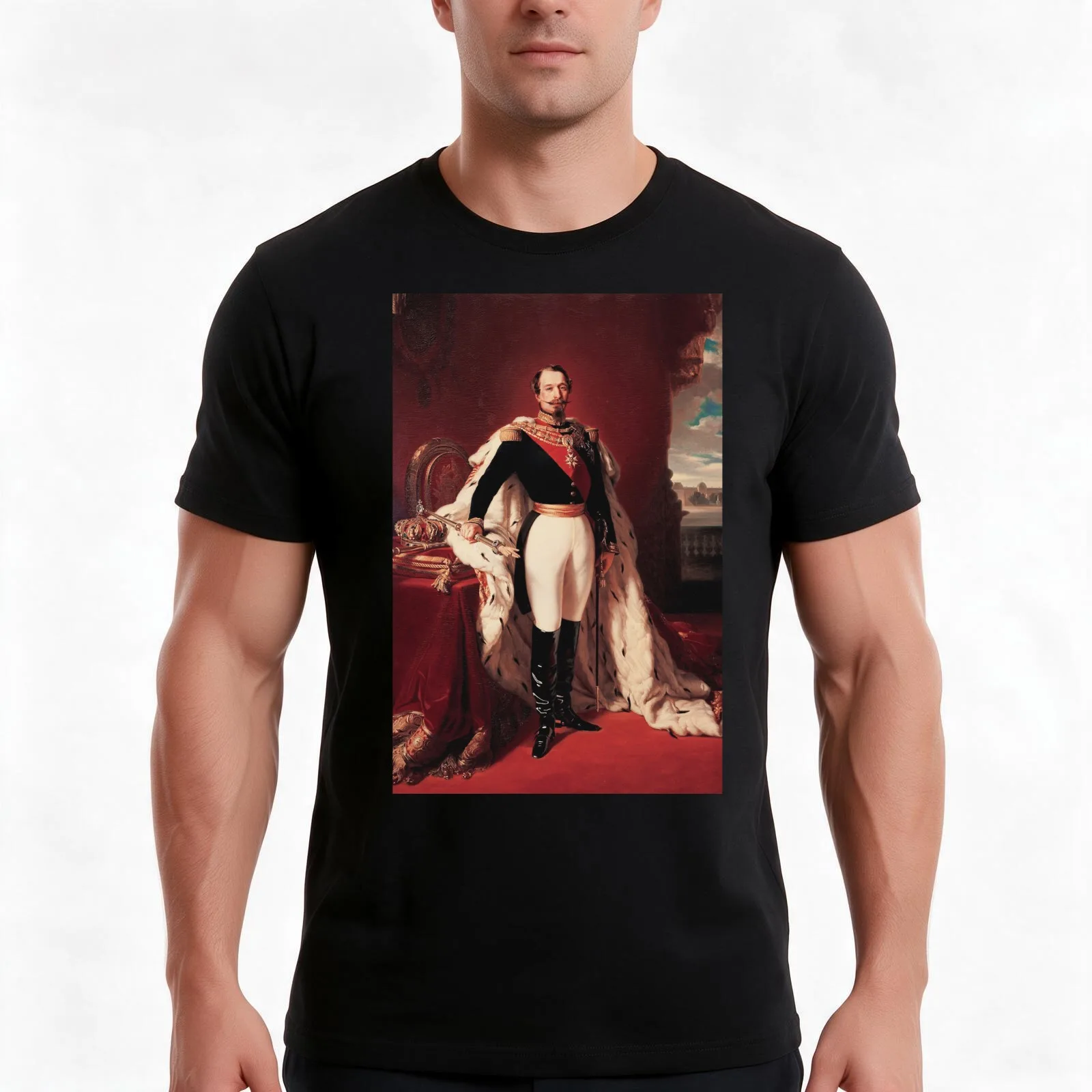 Franz Xaver Winterhalter - The Emperor Napoleon III T-Shirt Summer Casual Cotton Tee Oversized Streetwear Tops 100% Cotton