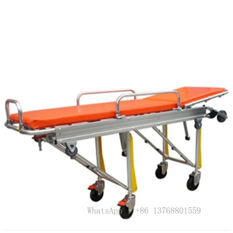 Medical First Aid Patient Transfer Foldable Ambulance Stretcher