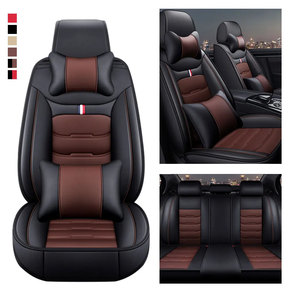 

Car Seat Covers For Pontiac Aztek Vibe G3 G6 G8 Torrent Full Coverage Leatherette Seat Cover 5 seat