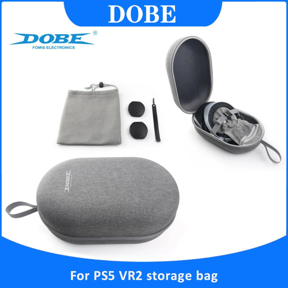  storage bag for ps VR 2 Hard Protective Case Headset Bag with lens protective caps cover Carrying Case Travel Storage Bag