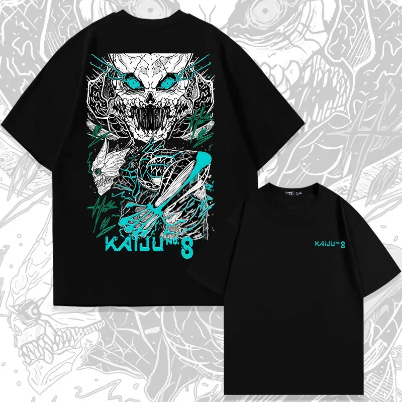 الكرتون الاتجاه الهيب هوب طباعة 100% القطن الرجال النساء تي شيرت الصيف الخريف اليومية الرياضة في الهواء الطلق عادية فضفاض الشارع قصيرة الأكمام #1