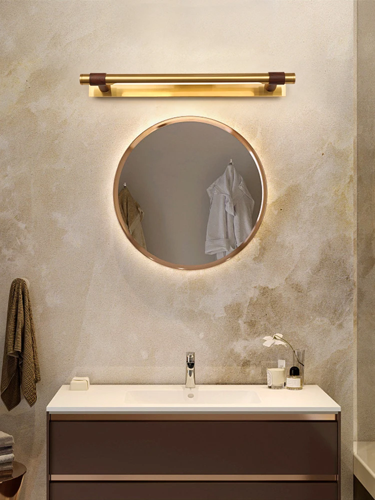 YEBMLP Modern Copper Mirror Li - đánh giá và giá Dressing Table Vanity With Lighted Mirror