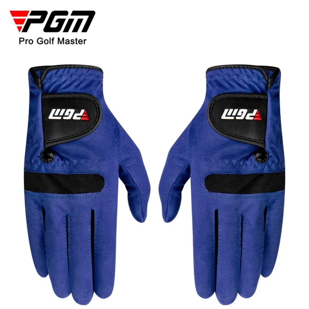 PGM Golf Glove,Men Breathable Wear Single Left/Right Handed Protective Glove,Non-Slip Superfiber Cloth Sport Hand Glove ST004