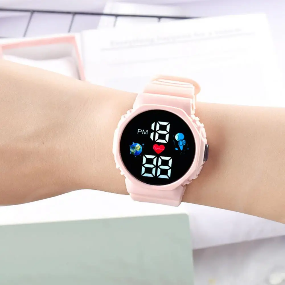 Montre électronique intelligente pour enfants, montre-bracelet numérique LED, bracelet étanche, cadeau d'anniversaire pour enfants, garçon, fille, 2023