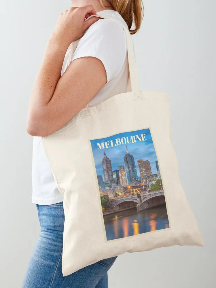 

Melbourne Vintage Travel Tote Bag hand bag canvas bags canvas cute