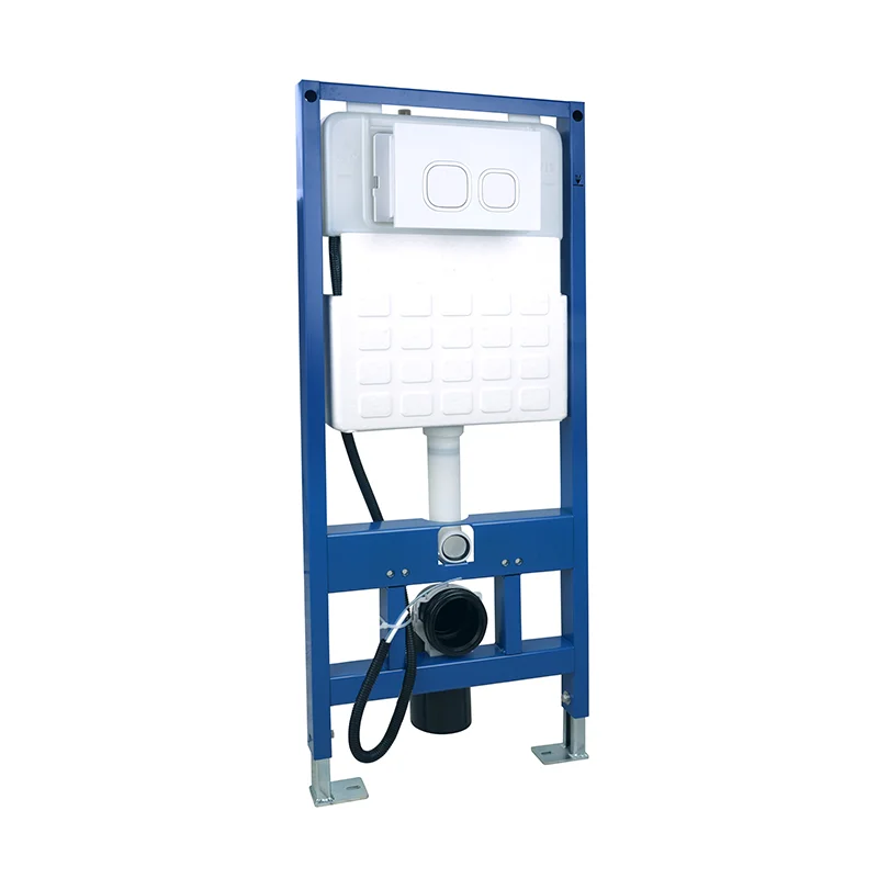 Water Saving Plastic Concealed Toilet Carrier Frame Dual-flush   Cistern Tank