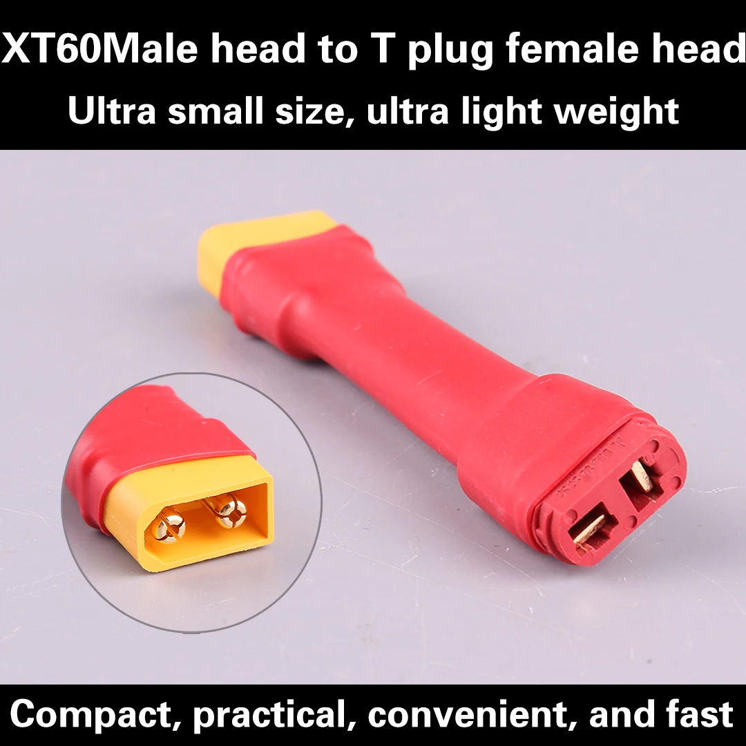XT60 Male To Female Connector, T-Connector To Xt60 Special Connector Model Adapter, Aircraft Model Battery Converter