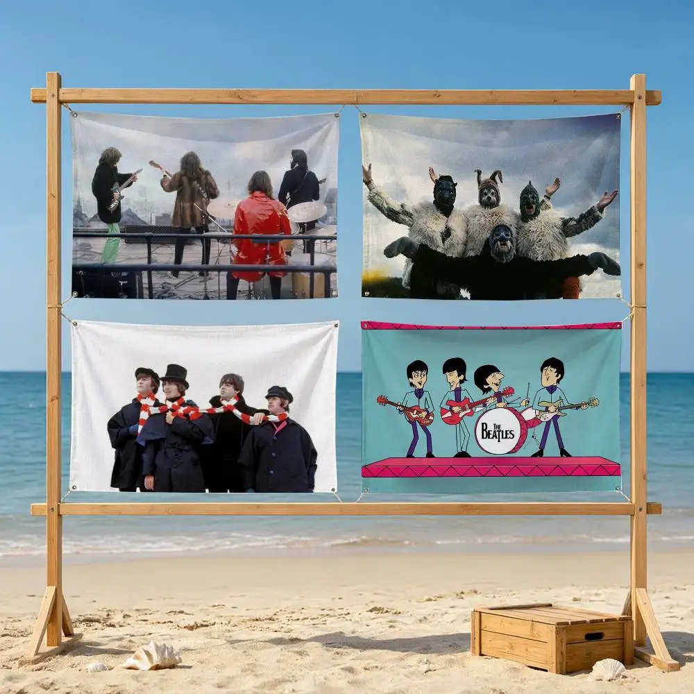 Band The B-BeaTLES-S  Flags Wall Hanging Tapestry Outdoor Garage Room Decorative flag Background Blanket
