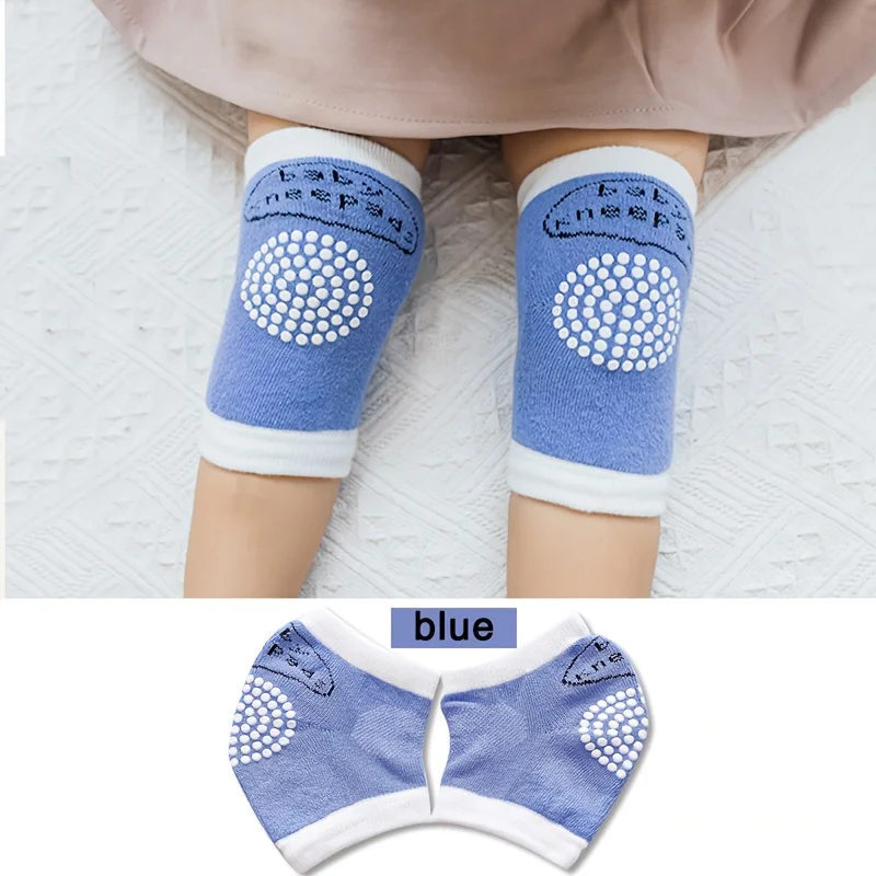 5 أزواج من وسادات الركبة، توزيع مضاد للانزلاق، جوارب للزحف والمشي، مجموعة وسادات للركبة بلون موحد