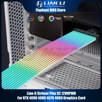 Lian Li 12VHPWR Strimer Plus V2 12+4Pin 16Pin PCI-e Cable Extender RTX40 GPU Extension RGB Cable