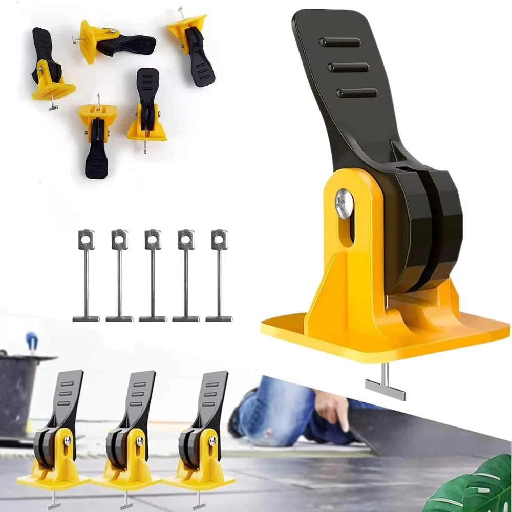 10/20/50Pcs Reusable Tile Leveling System for Leveling Floor Tiles Hand Tile Leveling Device Construction Tools Parts Set