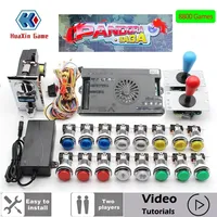 2 Player 8800 in 1 Pandora Saga Box Kit Copy SANWA Joystick,Chrome LED Push Button DIY Arcade Machine Home Cabinet with Tutorial