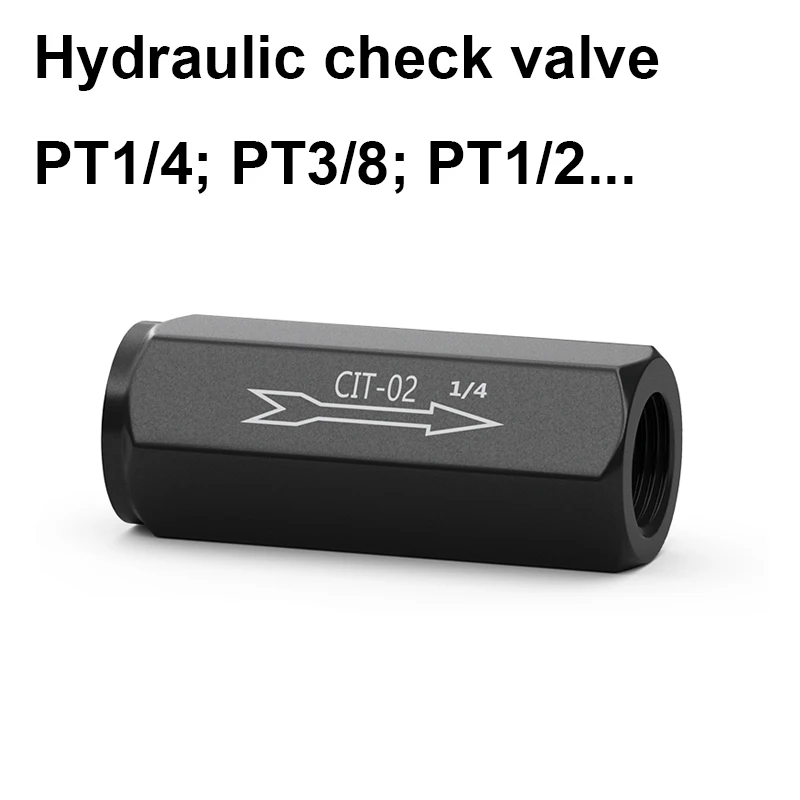 Hydraulic One-Way Valve CIT-02 CIT-03 CIT-04 CIT-06 High-Pressure Straight Through Safe Check Valve