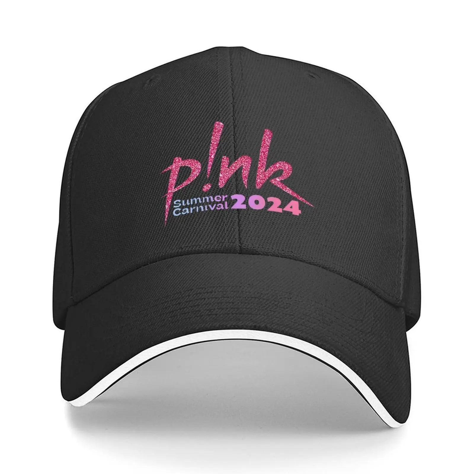 

P!nk Pink Singer Summer Carnival 2024 Tour Shirt Baseball Cap Vintage fishing caps man black Mens Tennis Women's