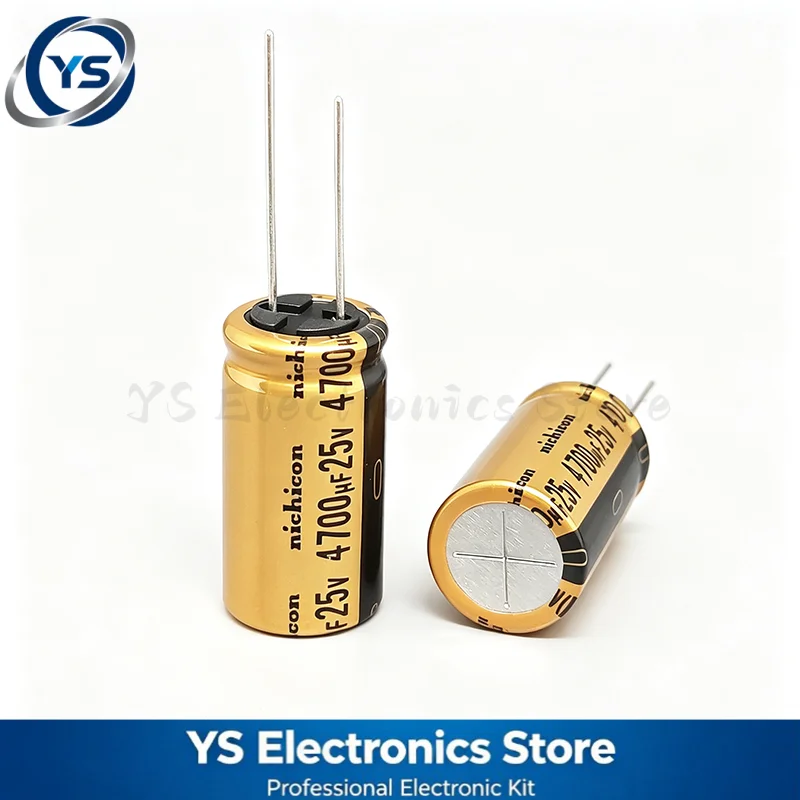 10-50pcs 25V4700UF NICHICON FW Series 16X31.5mm Hi-Fi Audio Electrolytic Capacitor UFW1E472MPD 4700UF25V 4700V 25UF Original NEW