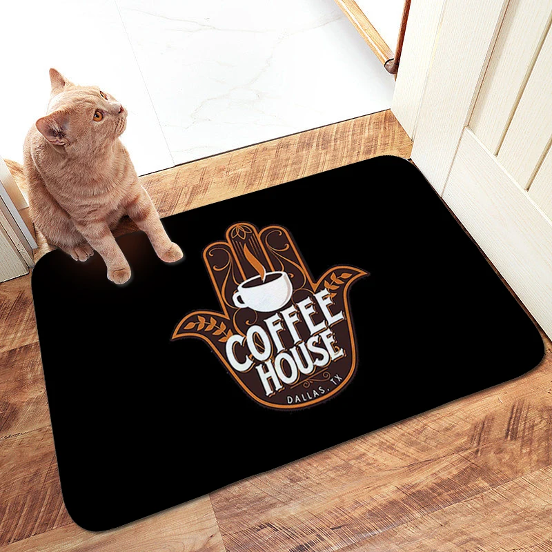 Outdoor Entrance Doormat Z-Cafés Kitchen Carpet for Home Entrance Kitchen Treadmill Rugs Bathroom Floor Mats Front Door Bathmat