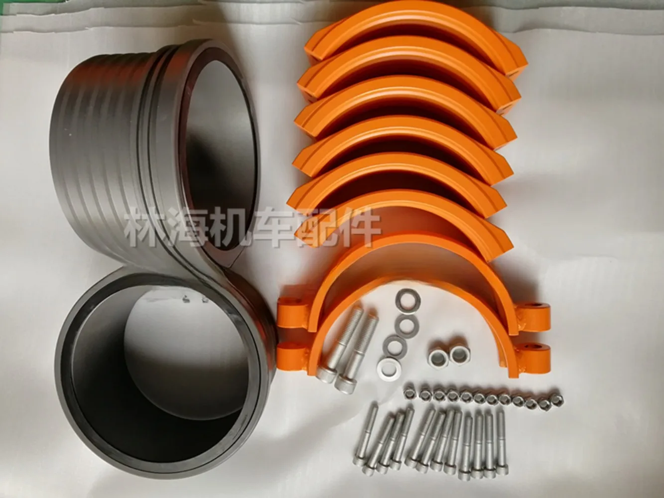 Remote liquid fluid delivery flexible hose pipe wedge joint large diameter interface