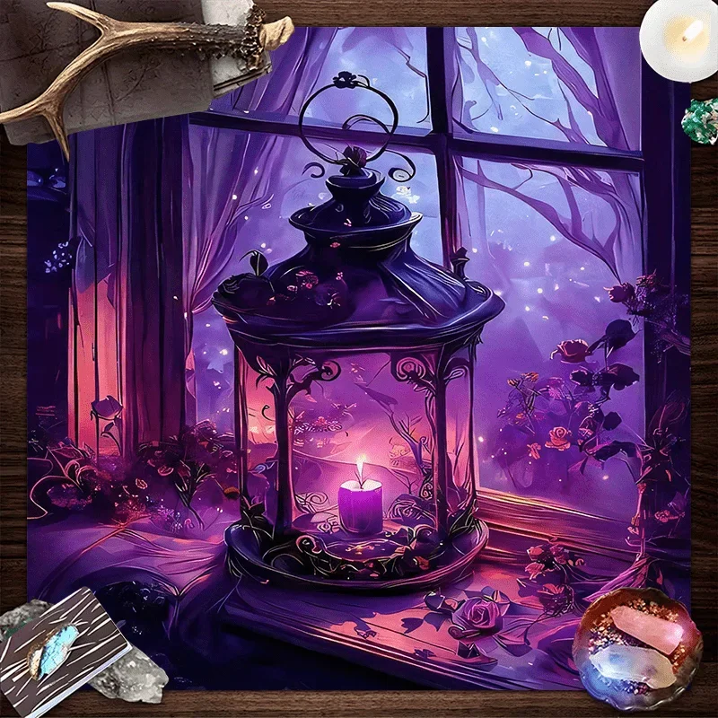 Secret Realm Candlelight Tarot Tablecloth Wisteria Firefly Forest Bedroom Study Guesthouse Decoration