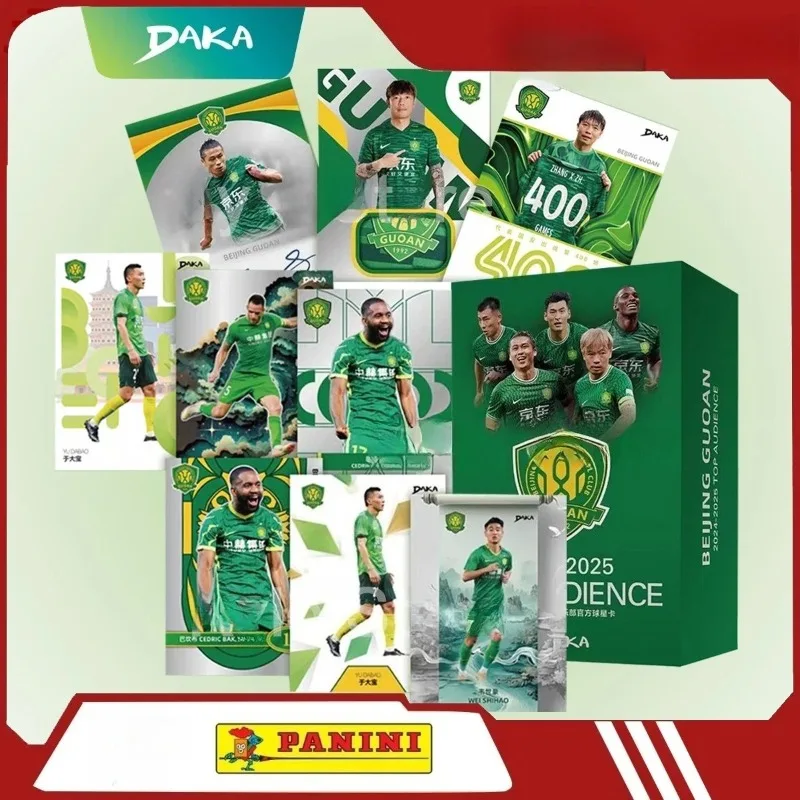 

Коллекционные карточки Beijing Guoan Daka 2025-2026: Топовые клубы (Манчестер Сити, Ювентус, Милан, Интер Милан) и футбольные звезды