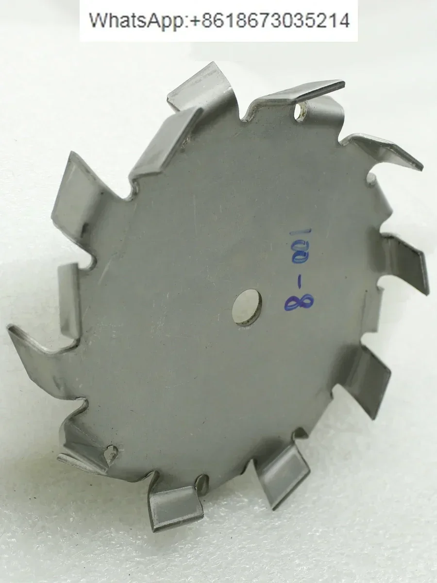 304/stainless steel dispersion plate/dispersion paddle/blade agitating paddle saw-tooth screw locking paddle