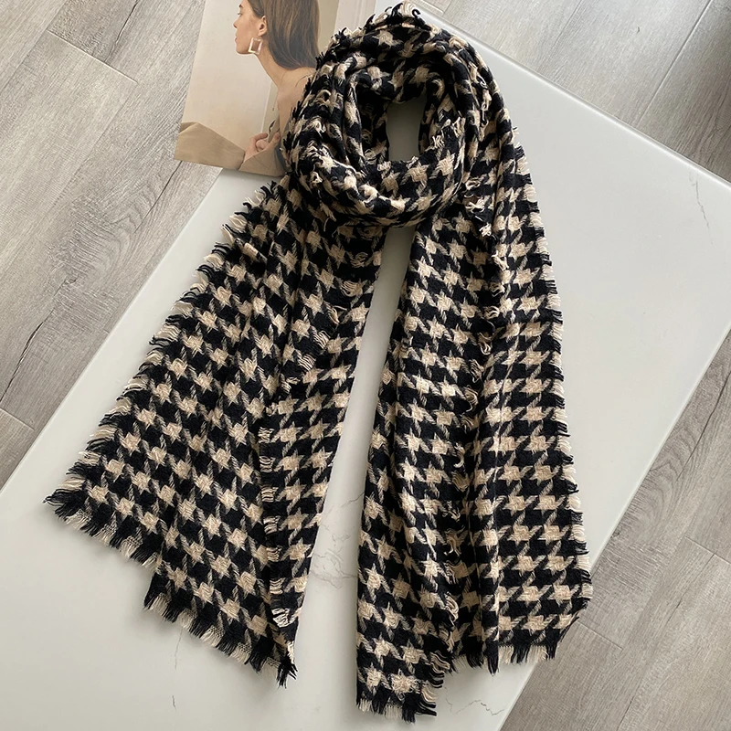 Echarpe-chaude-d'hiver-en-cachemire-pour-femme-motif-ecossais-en-cachemire-pur-echarpe-rectangulaire-style-britannique-pour-le-cou