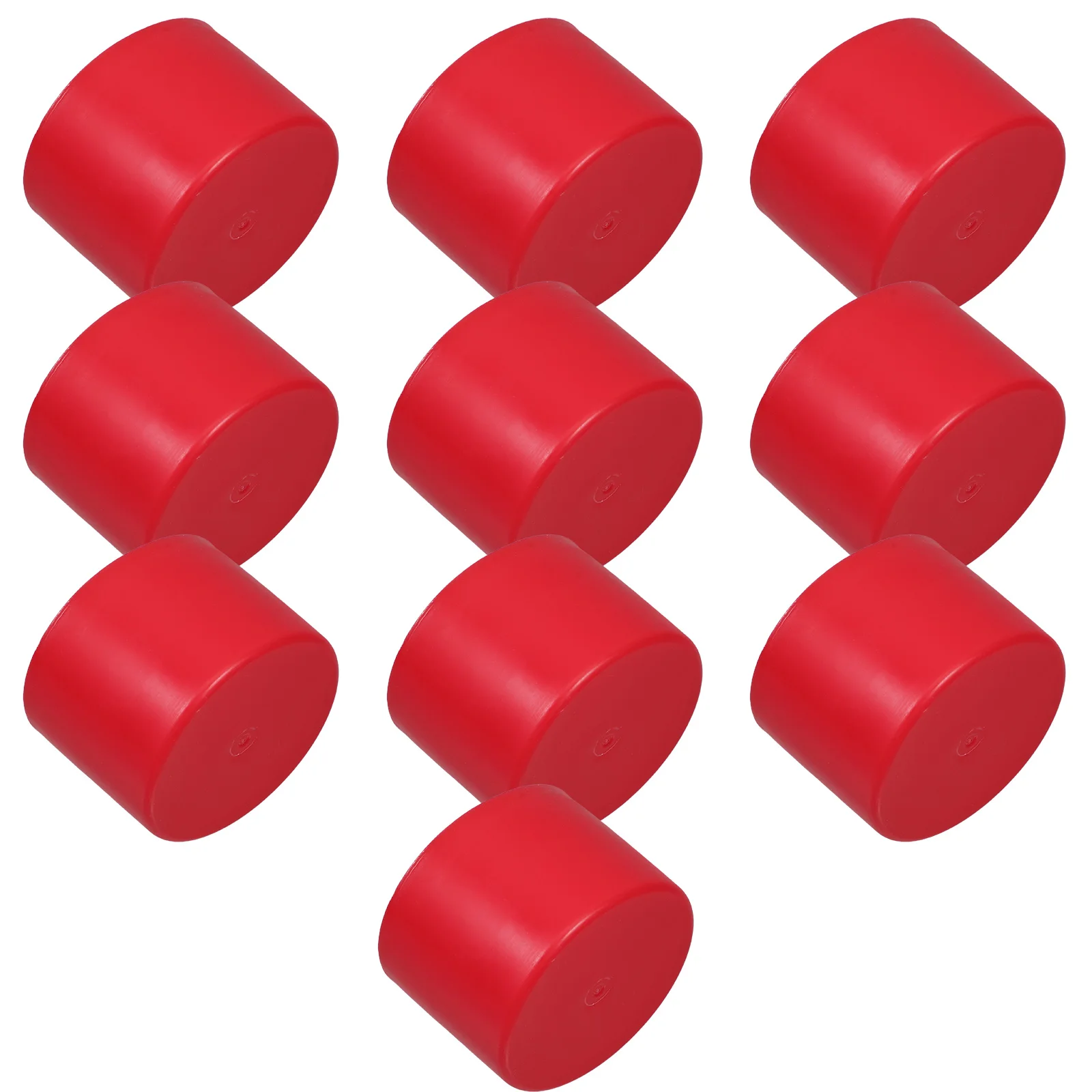 Tappi terminali in plastica per manicotti per tubi in acciaio da 10 pezzi per coperture protettive per tubi di impalcature per coperture protettive per tubi in acciaio