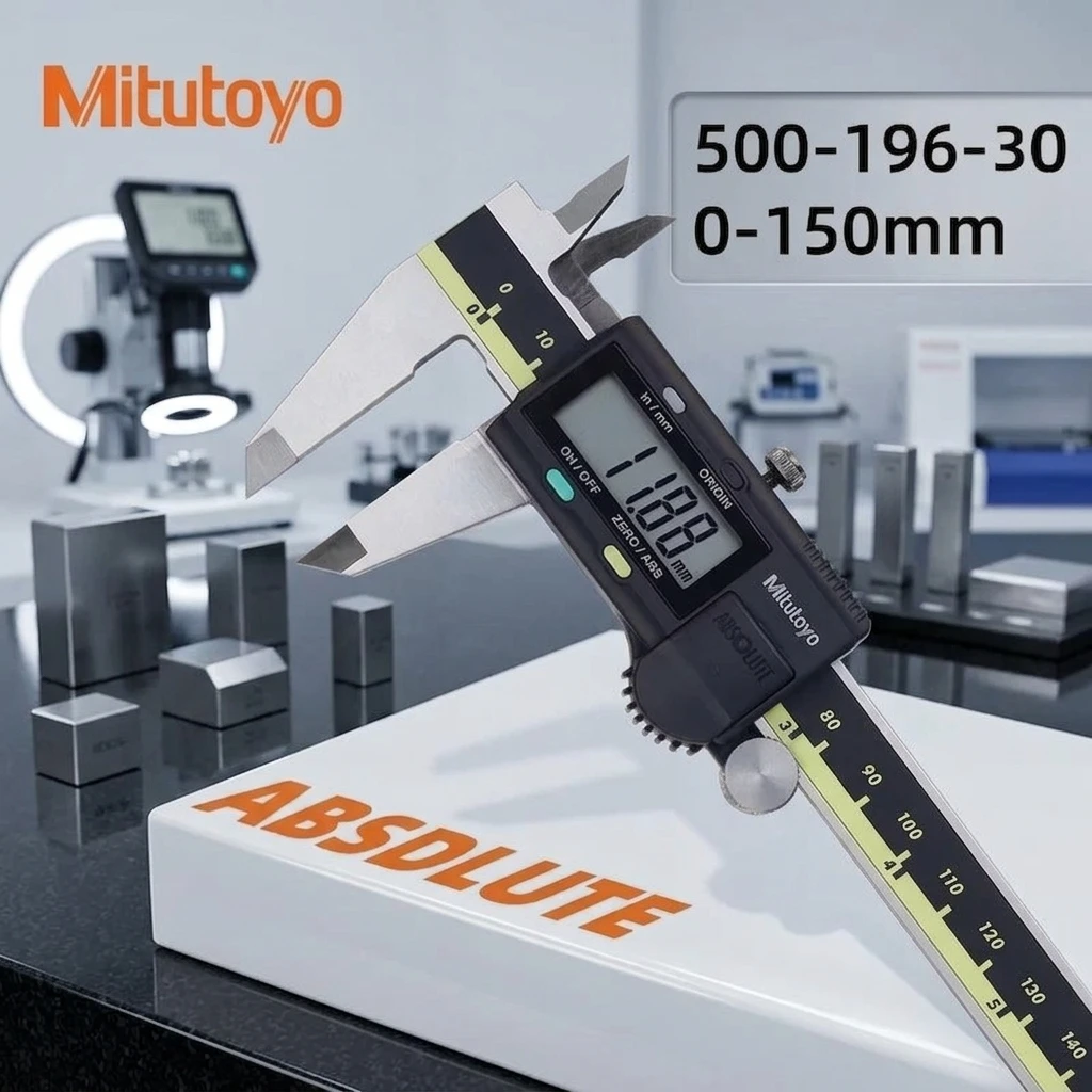 Calibrador Digital ABSOLUTE Original Mitutoyo, 0-150/200/300 mm, 6/8/12 Pulgadas, Calibrador de Alta Precisión