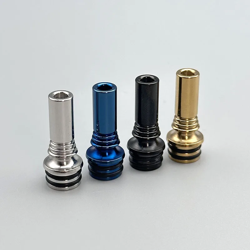 vape 510 drip tip Diplomat Lincoln 3.3mm Inner Diameter Stainless Steel Polished Mouthpiece For Dotaio RTA Tank Vape Accessories