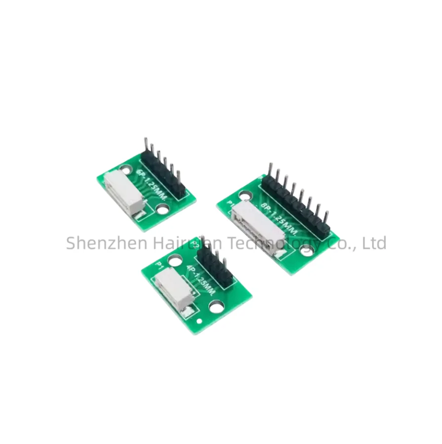 GH1.25 spacing adapter board horizontal terminal socket 4 6 8 test board 1.25 to DIP2.54 circuit board