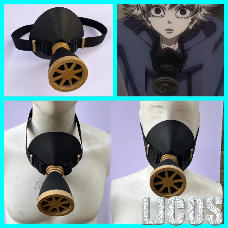 1 Pair Anime Gachiakuta Rudo Cosplay Gloves Mask Luther Black Gloves Costume Accessories Prop ﻿Halloween Party Carnival - view 3