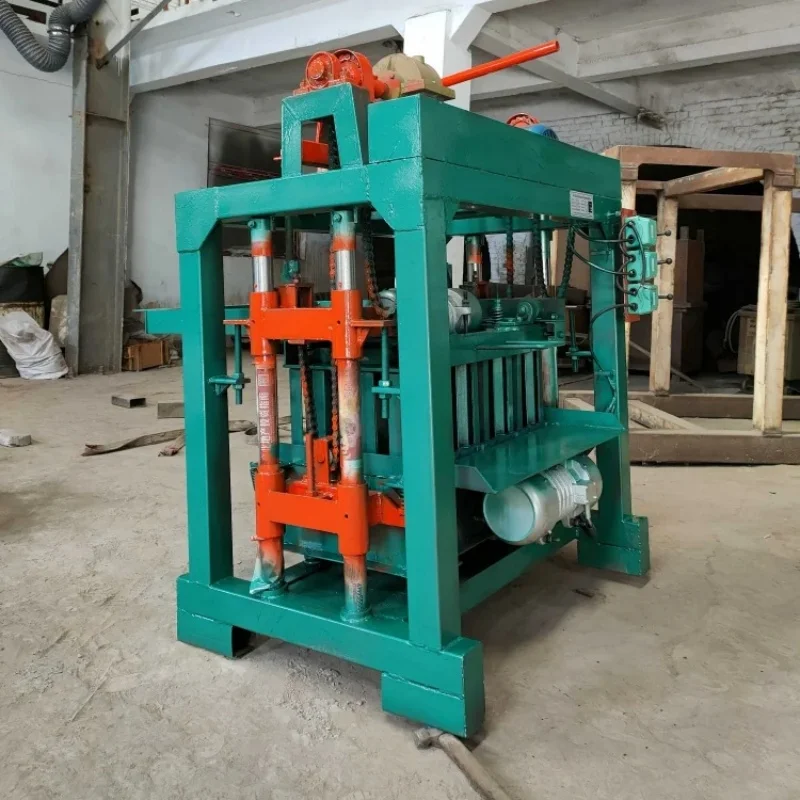 Block Making Machine Semi Automatic Hollow Hallow Concrete Cement Brick Make Machinery brick laying robot fly ash bricks machine