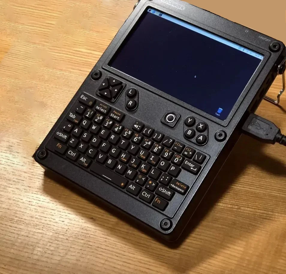 DIY Handheld Linux Game Console ClockworkPi uConsole Cyberdeck