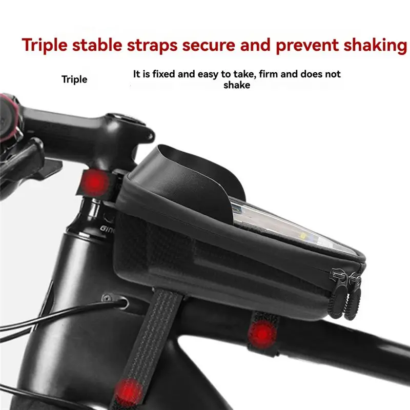 NEW HOT In Stock-Waterproof Bicycle Bag With Touch Screen Sun Visor Top Front Tube Frame Mountain Road Bike Bag Case Cycling Acc