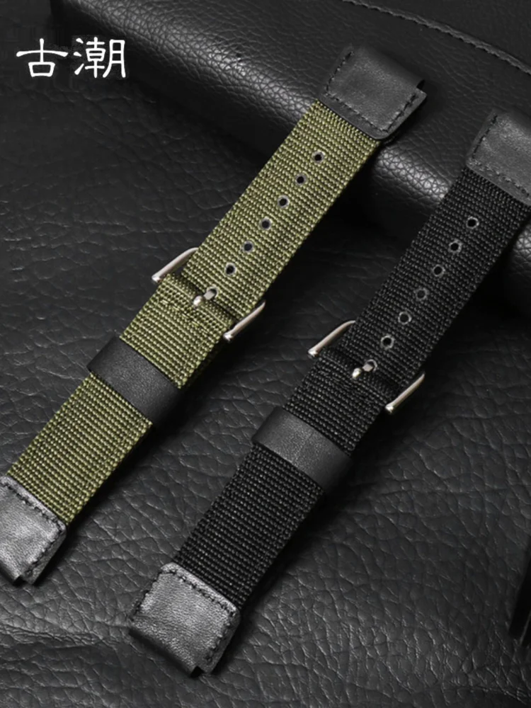 Per CASIO AE1200 AE-1200 AE1300 AE1500/1000 A158 A159 SGW400 AQ-150W Cinturino per orologio in tela di nylon modificato Cinturino sportivo per esterni