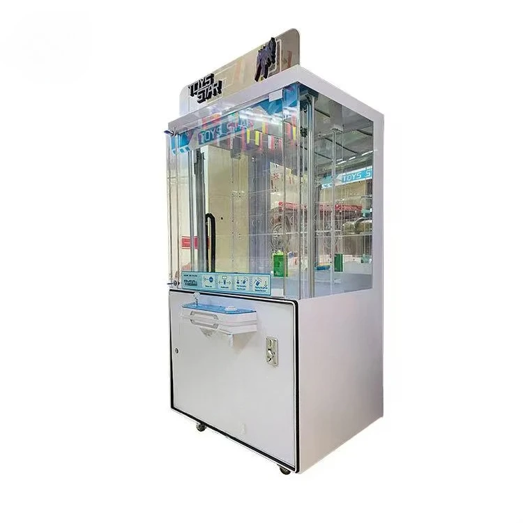 a forCoin Operated Toy Vending Arcade Claw Crane Machine Cheap Bill Operated Doll Claw Machine with Bill Receiver