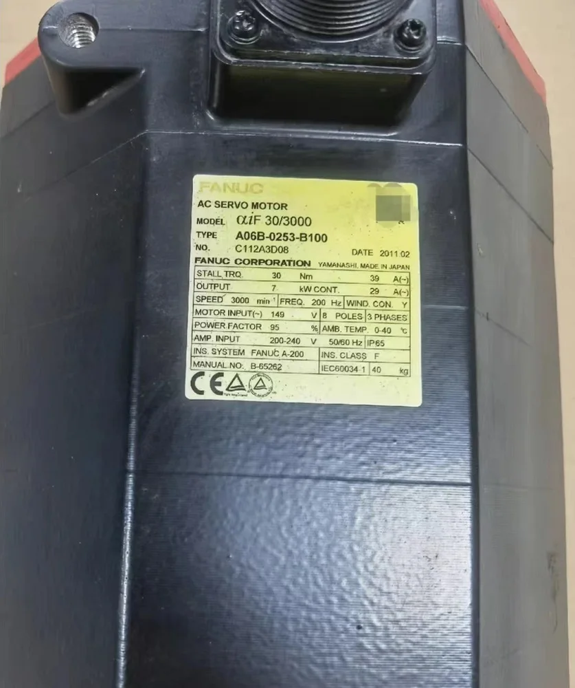 Second-hand A06B-0253-B100 AC Servo Motor, function well