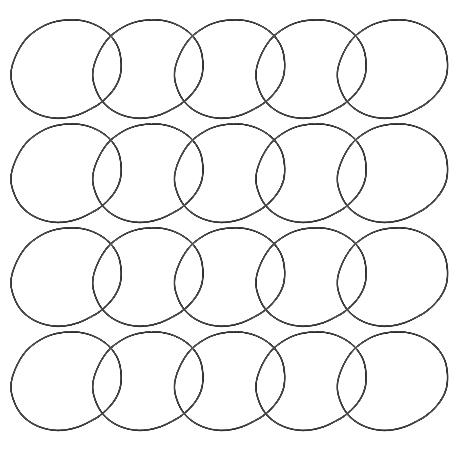 

200pcs Silicone Gasket Watch Back Watch Parts Gasket Rings 06mm Thick Repair Tools Case Seal Rings Compatibility