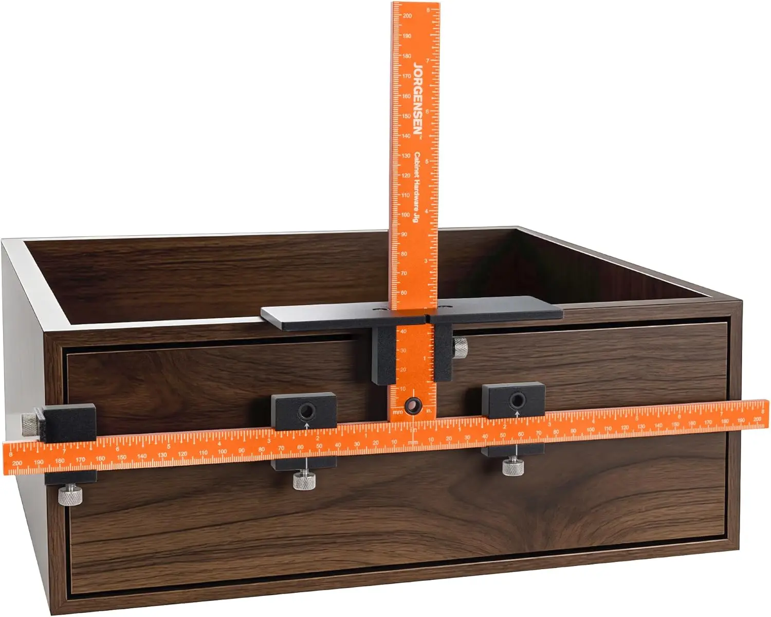 

Приспособление для установки ручек и защелок из алюминиевого сплава с двойной шкалой, профессиональный инструмент для монтажа с отверстиями под центровку 5 мм