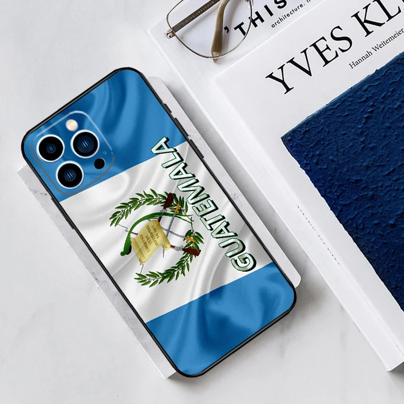 Guatemala Flag Phone Case For iPhone 14 13 11 12 Pro Max Mini XR XS X 7 8 Plus 15 16 Pro Max Cover