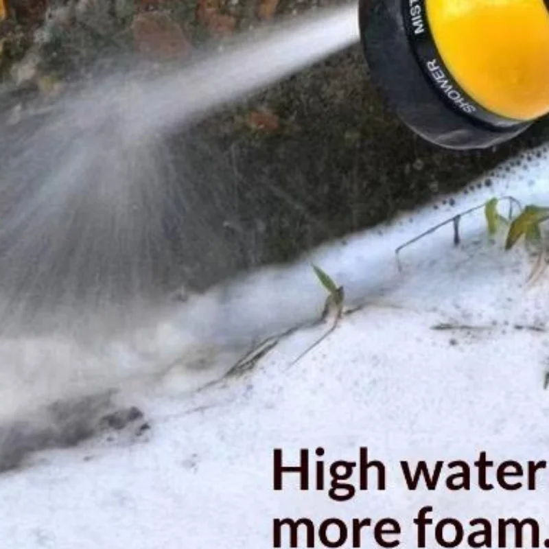 8 in 1 High Pressure Pet Shower Set Adjustable Foam Spray Hose Nozzle for Dog Cat Indoor Outdoor Bathing Grooming