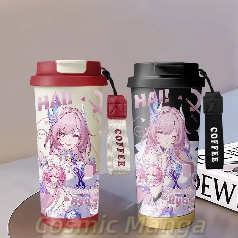 

Cyrene Honkai：Star Rail Game Cute Large Capacity Thermos Insulated Cup Stainless Steel Water Cup Portable Dual Drinking Cup Gift